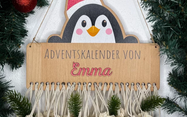 Pinguin-Adventskalender von ALVA-Werbtechnik